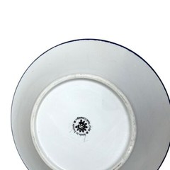 Le Souk Ceramique Tunisia Mediterranean Floral Plate Mandala Design 9.5 in