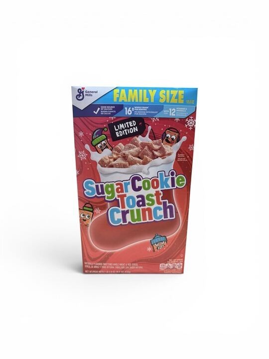 Sugar Cookie Toast Crunch Cereal 18.8 oz Family Size EXP 7/25/26 Limited New Lot