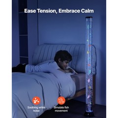 Bubble Tube Lamp 16 Color 5 ft Sensory Aquarium Lamp for Relief Calming