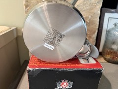 De Buyer Bain-Marie Double Boiler 1.5 L Stainless Steel Base Induction In Box