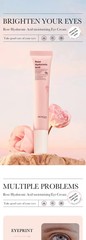 BIOAQUA Rose & Hyaluronic Acid Eye Patches | Travel Size Dark Circles Mask