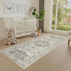 Ultra-Thin 2×6 Non-Slip Kitchen Runner Rug – Machine Washable & Waterproof