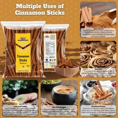 Rani Cinnamon Sticks 7oz (200g) ~ 22-26 Sticks 3 Inches in Length Cassia Round