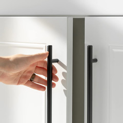 Black Modern Cabinet Handles T Bar Stainless Steel Kitchen Drawer Cabinet Pulls