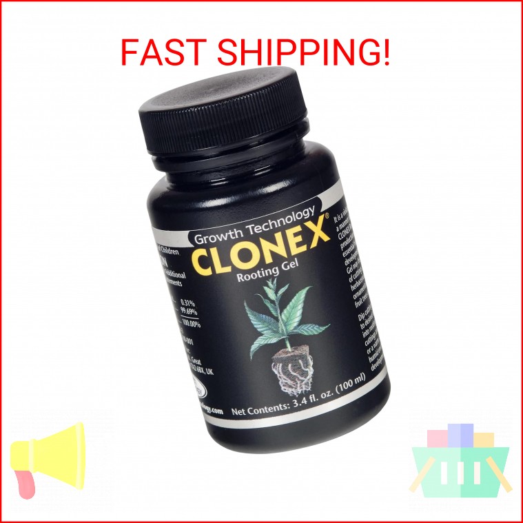Clonex Rooting Gel – High-Performance Rooting Compound for Plant Cuttings, Conta