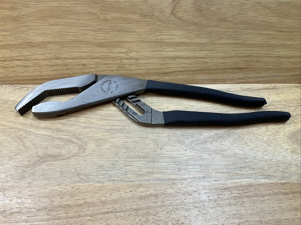 Vintage Rare Craftsman 37775 WF Slip Joint Arc Pliers 12.5″ Made In The USA