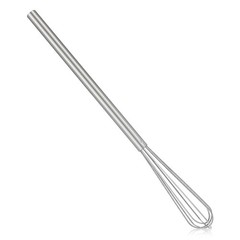 Small Whisk, 9.8in Stainless Steel Whisk Tiny Skinny Whisk for Cooking