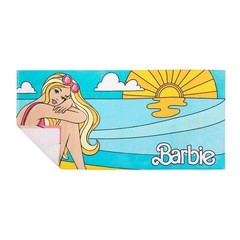 Barbie Super Soft Cotton Kids Bath/Pool/Beach Towel, 58 in x 28 in