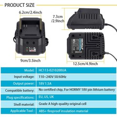 For Makita Lithium-Ion Battery Charger 18V 21V for BL1415 BL1815 BL1830 BL1850