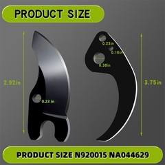 Replacement Blades for Cordless Pruning Shears Compatible with Dewalt DCPR320