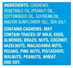 Great Value Lightly Salted Cashew Halves & Pieces, 14 oz New