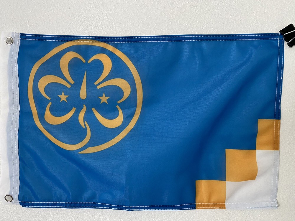 World Association of Girl Guides and Girl Scouts Flag 12″ x 18″ Poly Z12