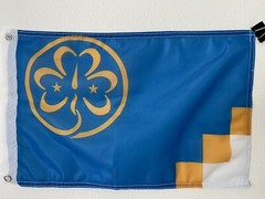 World Association of Girl Guides and Girl Scouts Flag 12″ x 18″ Poly Z12