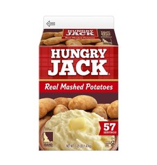 *2PK**Hungry Jack Mashed Potatoes Easy Instant Tasty Food Bulk Box 2X3.25Lb