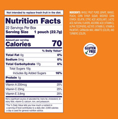 Welch’s Fruit Snacks Mango-Peach – Soft Fruit Snacks, 0.8 oz Each, 22-Count Pack