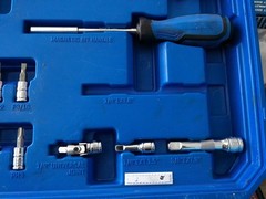 Kobalt Mechanics Chrome Tool Set, SAE, Metric – Hard Case Free US Shipping
