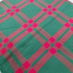 Green & Red Tartan Plaid Cloth Napkins Set of 2 Christmas Holiday 17″ x 27″