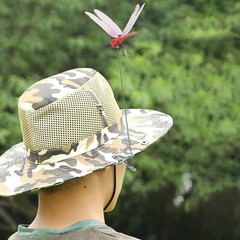 9Pcs 3D Fake Dragonfly Clips Clip on Dragonfly for Outdoors Garden Decor