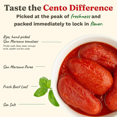 Certified San Marzano Whole Peeled Tomatoes 28 Oz (Pack of 6) Canned Plum Toma
