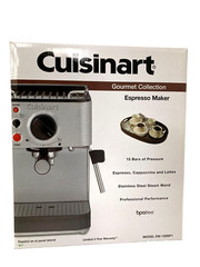 Cuisinart Manual Espresso Maker, 1.66 Quart, EM-100NP1 Stainless Steel