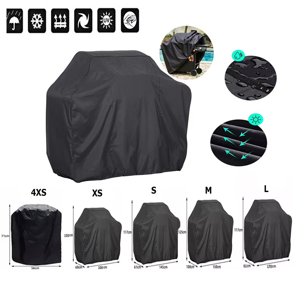 5 Size BBQ Grill Barbeque Cover Anti-Dust Waterproof Weber Heavy Duty Charbroil