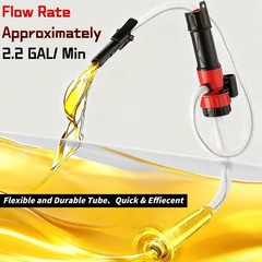 Auto Stop Fuel Transfer Pump 3.2 GPM Electric Gas Diesel Transfer Pump