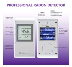 ConyLite Home Radon Detector with Bracket, Portable Test Kit for Home USA PCi/L