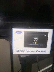 Carrier Infinity System Control Wi‑Fi Programmable Thermostat Alexa (Black)