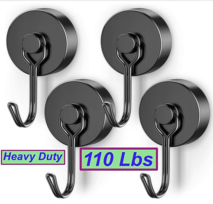 large magnetic hooks heavy duty 100 lbs 110 lbs strong magnetic hooks hanger