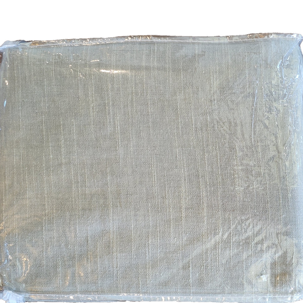 POTTERY BARN EMERY LINEN COTTON DRAPES 72″x90″ Mineral Blue One Panel