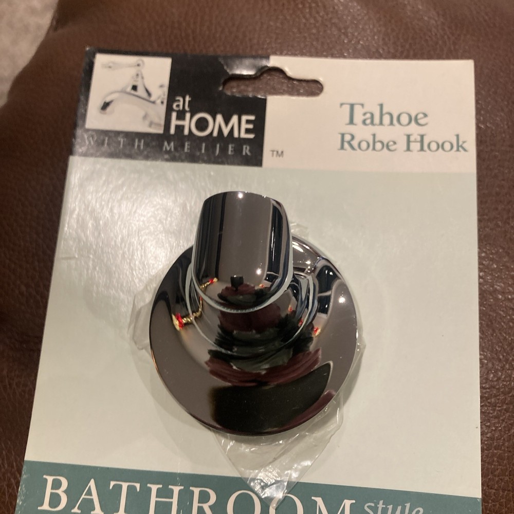 At HOME With Meijer – Tahoe Robe Hook – Chrome
