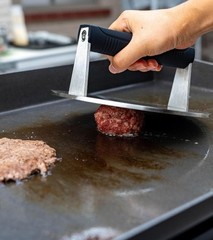Stainless Steel Burger Smasher 3.25 LB 8 Inch Steak Weight for Smash Burgers