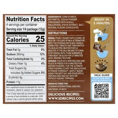 Plant-Based Instant Pudding, Chocolate, Sugar Free, 1.7 oz (48 g)