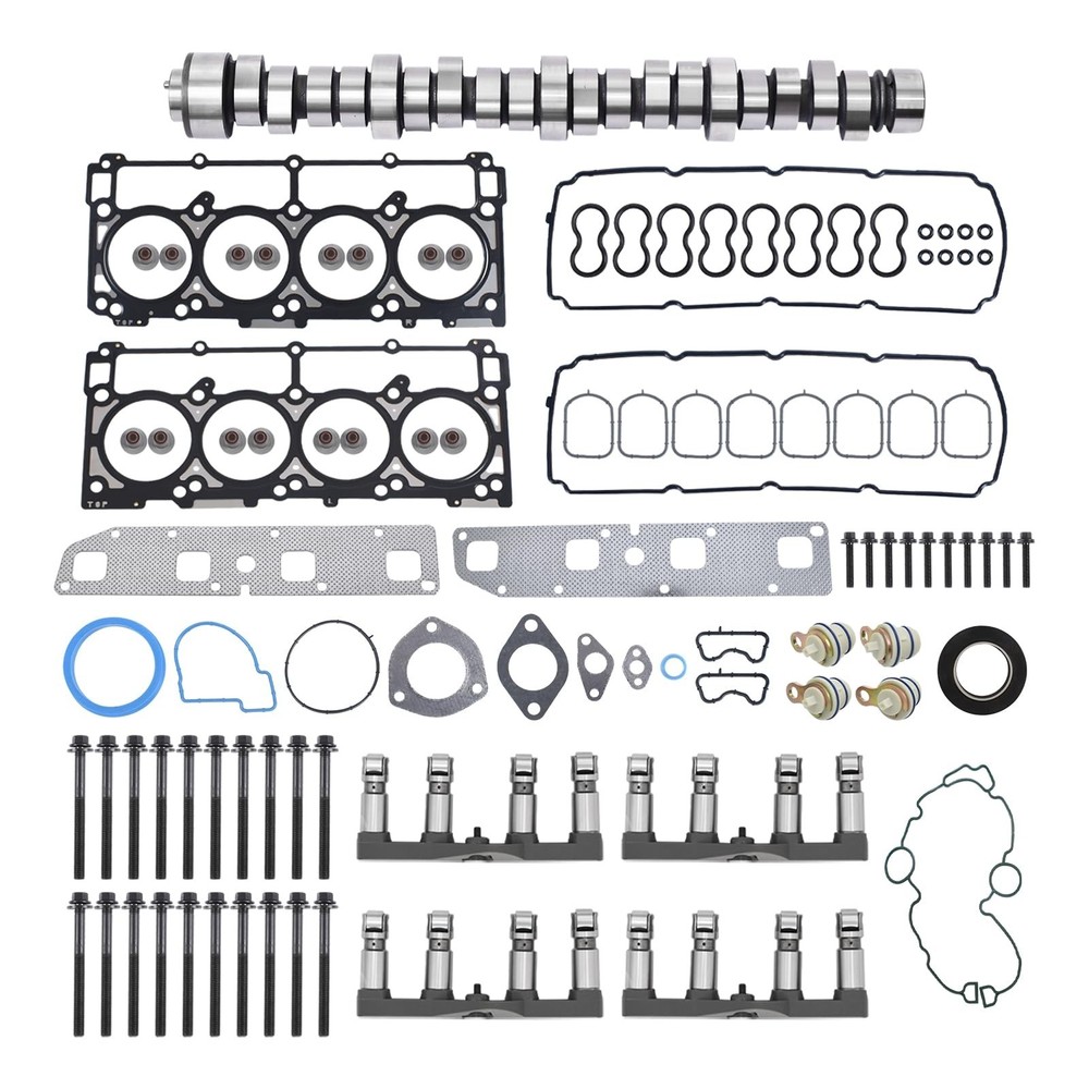 NON MDS Lifters Camshaft Cam Kit with Plugs, Head Gasket for 2005-2008 Dodge …