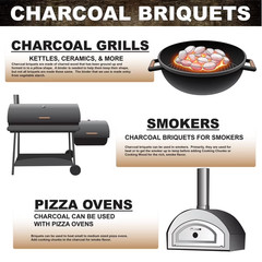 Cowboy Hardwood Charcoal Briquets, 40 LB