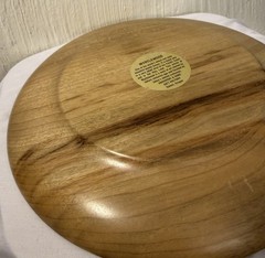 Myrtlewood 10.25 X 10.25 Serving Platter Plate Salem Oregon Holy Land Preowned