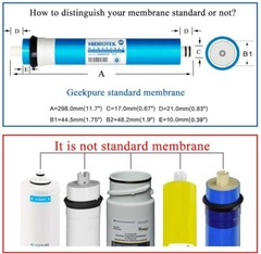 4 Pack Universal Compatible 150 GPD Reverse Osmosis RO Membrane NSF certificated