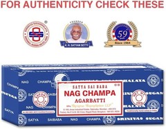 Satya Sai Baba Nag Champa Incense Sticks 250g (Worlds Largest Exported Incense)