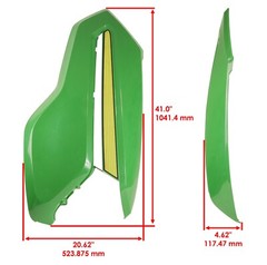 Left Right Center Hood Panel For John Deere X320 X324 X330 X350 X350R X354 X360