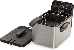 National Presto Stainless Steel Pro Fry Immersion Element Deep Fryer, Silver