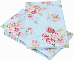 Cotton Pillow Cases Standard Size Set of 2, Flower Printed Queen Pillowcases, Pr