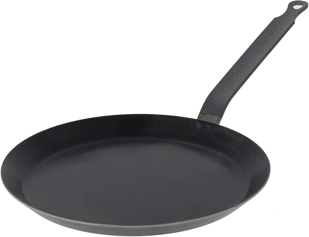 Blue Carbon Steel Crepe & Tortilla Pan – 9.5” Diameter, 7.5” Cooking Surface – I