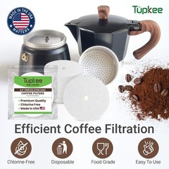 3.5″ Percolator Coffee Filters – Flat Disc Round Coffee Filters – 400 Count