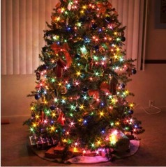 Musical Christmas Lights Plays 25 Songs 8 Function 140 Lights 31.2 Ft Multicolor