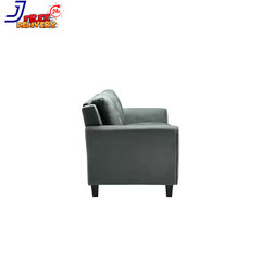Harvard 58 In Dark Gray Microfiber 2 Seat Loveseat with Round Arms FREE SHIPPING
