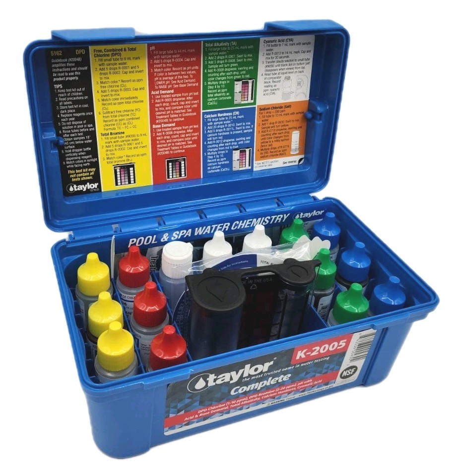 Taylor K-2005 High Range Swimming Pool Water Testing Kit