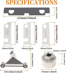 Camshaft Retaining and Alignment Timing Tool Kit, Compatible with GM GMC Cadi…