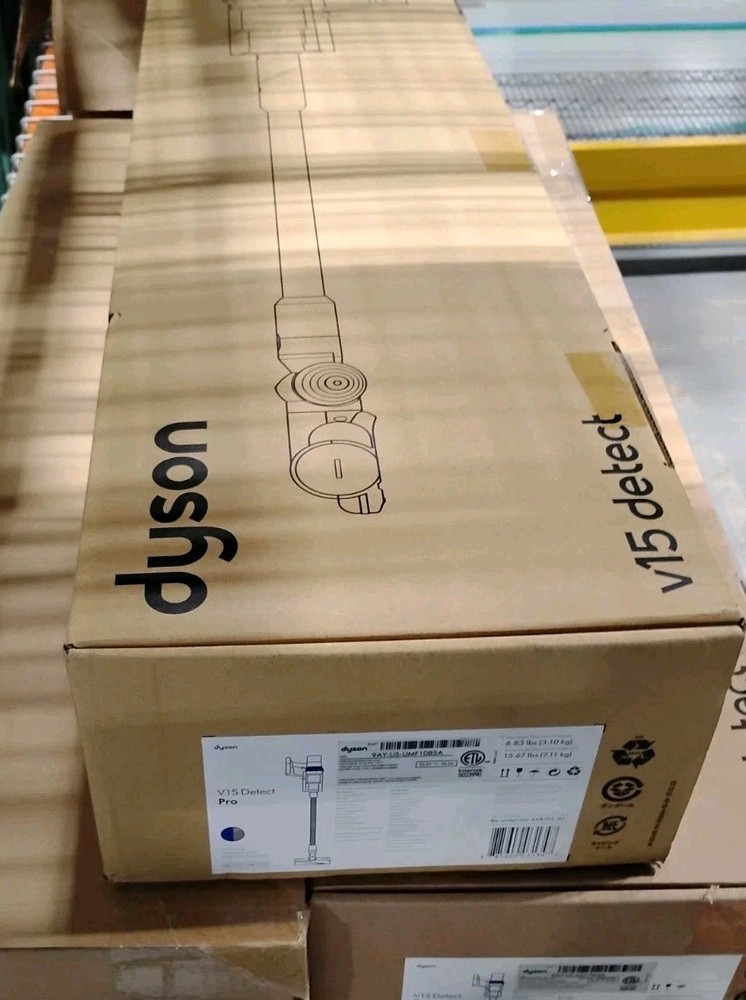 Dyson V15 Detect Pro Cordless Vacuum W/ 4 Tools & Extra Battery BNIB Sealed