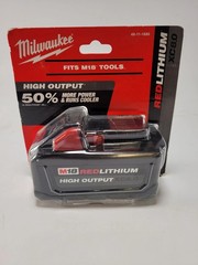 2 Pack New Milwaukee 48-11-1880 M18 HIGH OUTPUT 18V 8Ah XC8.0 Cordless Battery