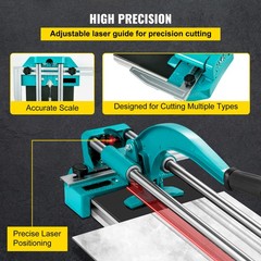 VEVOR 24″ Manual Tile Cutter 600mm Double Track Ceramic Floor Tile Cutter